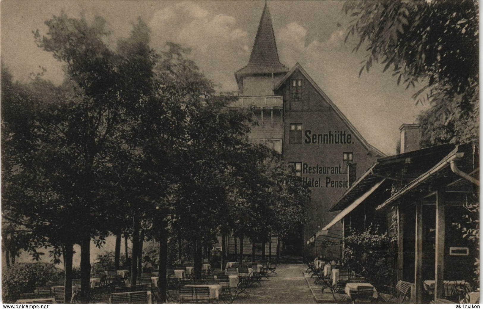 Ansichtskarte  Hotel & Gaststätten Sennhütte Restaurant Hotel 1915 - Zonder Classificatie