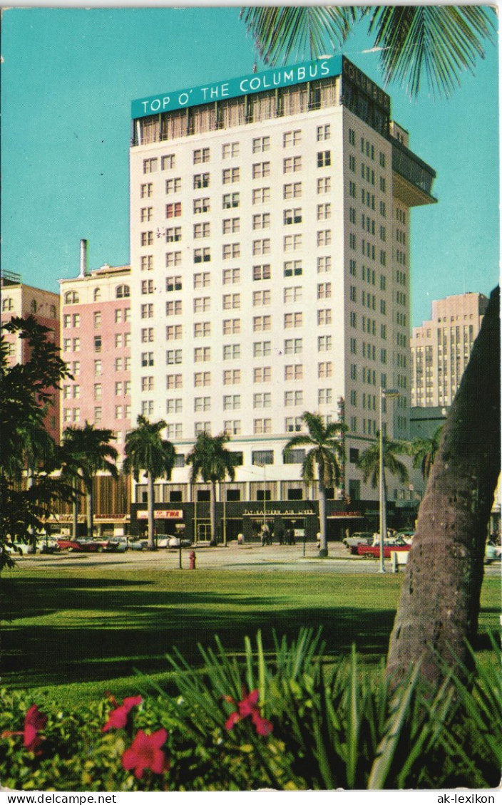 Postcard Miami Columbus Hotel Florida USA 1960 - Andere & Zonder Classificatie