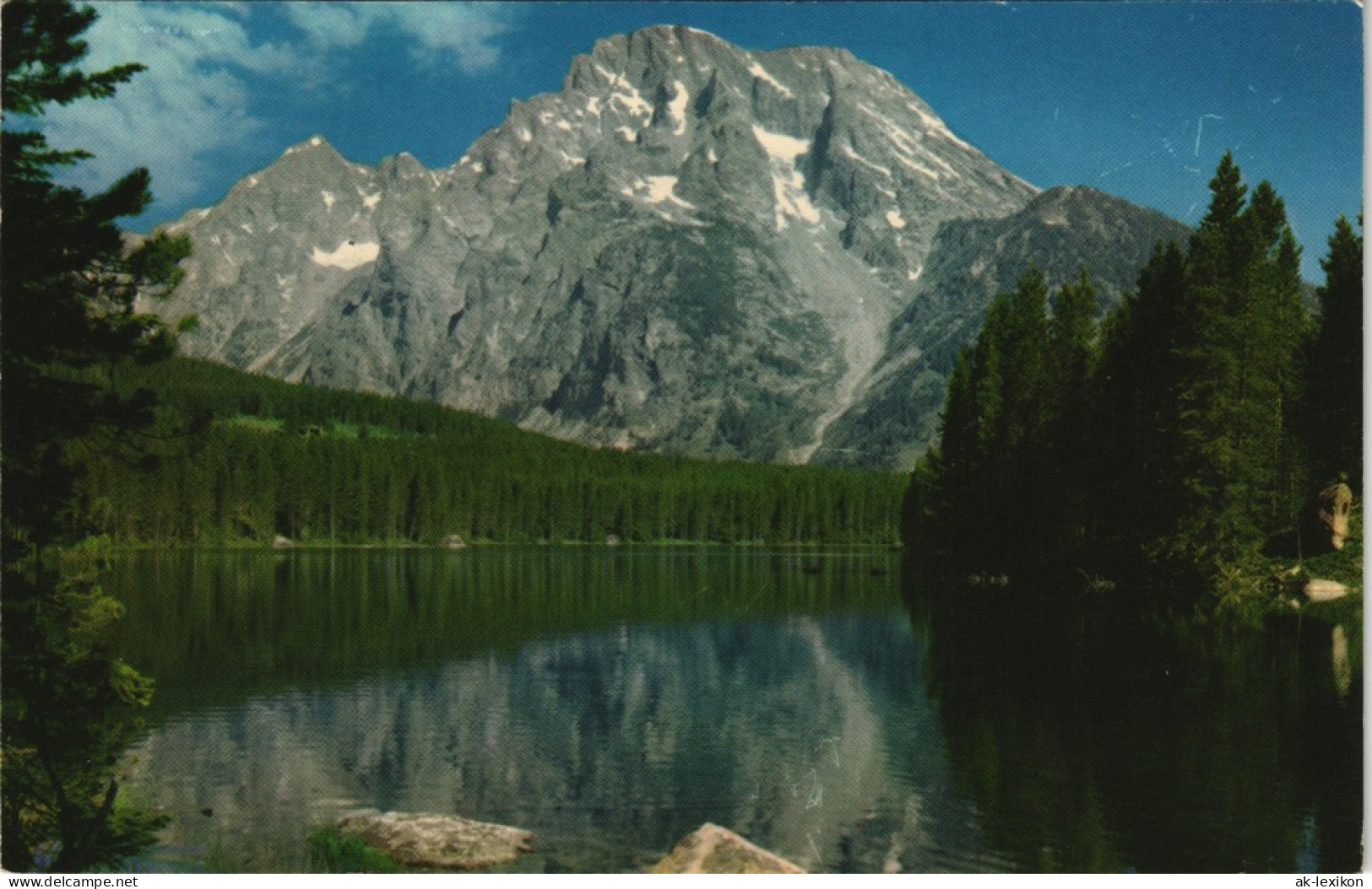 Wyoming MT. MORAN AND LEIGH LAKE Grand Teton National Park USA 1970 - Other & Unclassified