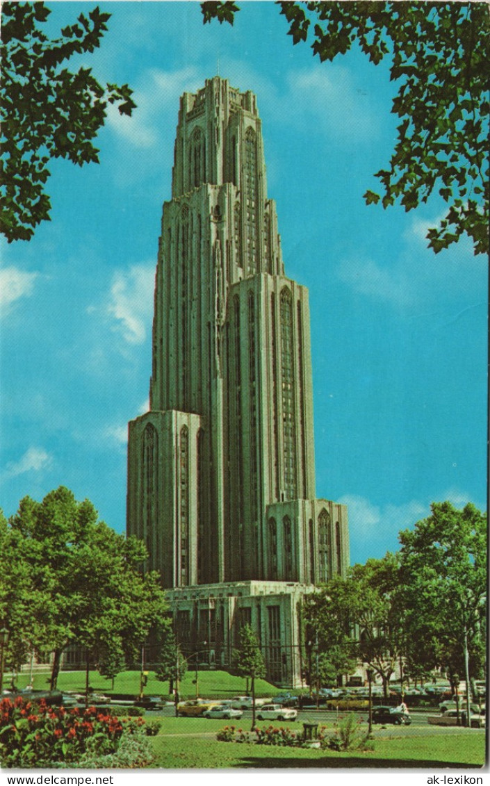 Postcard Pittsburgh Cathedral Church Street View Kirche, USA 1972 - Other & Unclassified