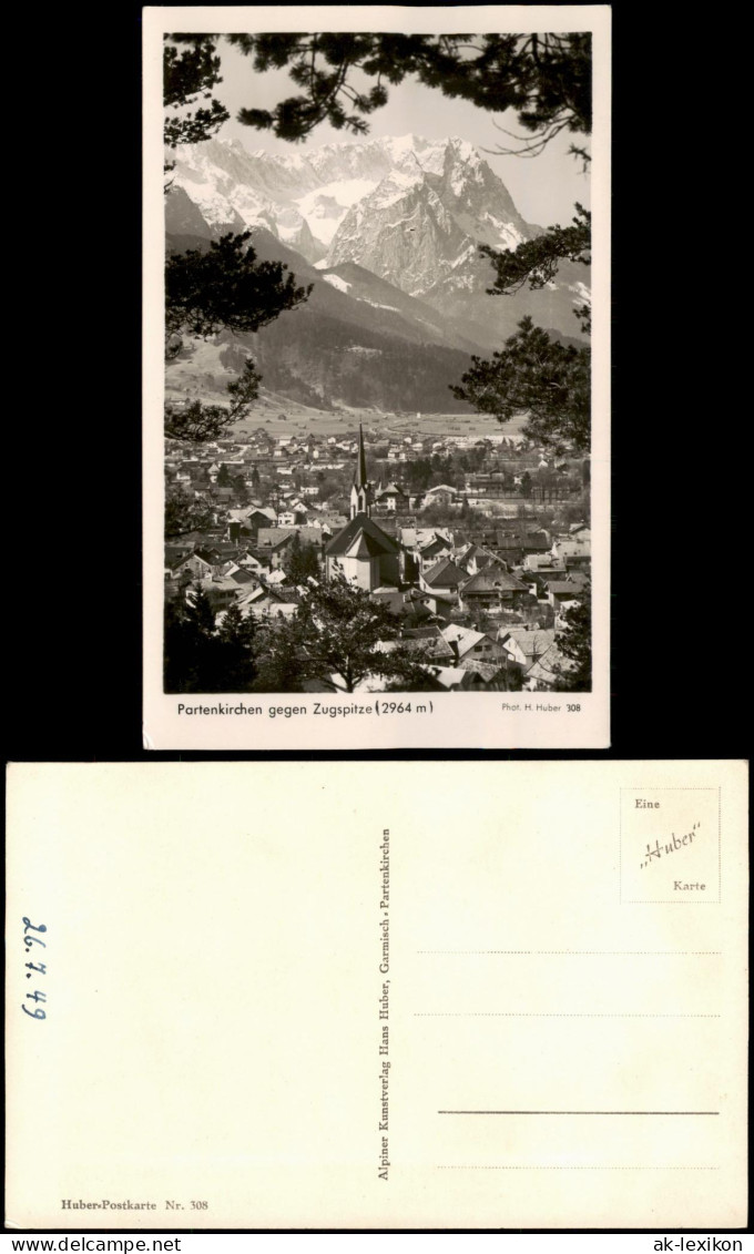 Garmisch-Partenkirchen Partenkirchen Gegen Zugspitze (2964 M) 1960 - Garmisch-Partenkirchen