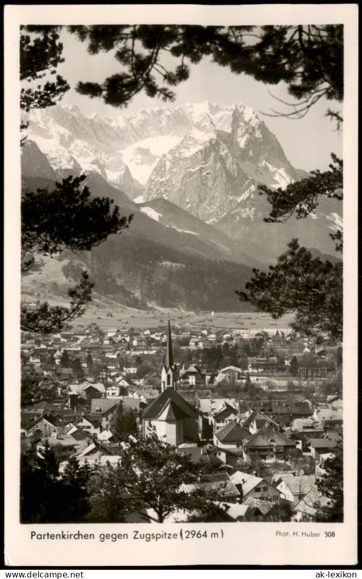 Garmisch-Partenkirchen Partenkirchen Gegen Zugspitze (2964 M) 1960 - Garmisch-Partenkirchen
