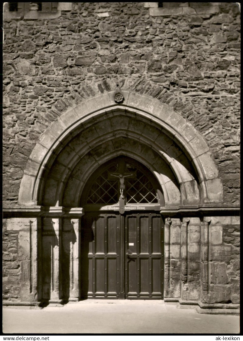 Ansichtskarte Goslar Stift Portal Mit Gr. Heiligem Kreuz 1965 - Goslar