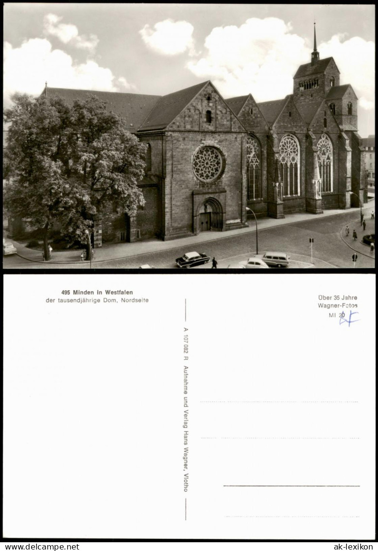 Ansichtskarte Minden Der Tausendjährige Dom Nordseite 1960 - Minden