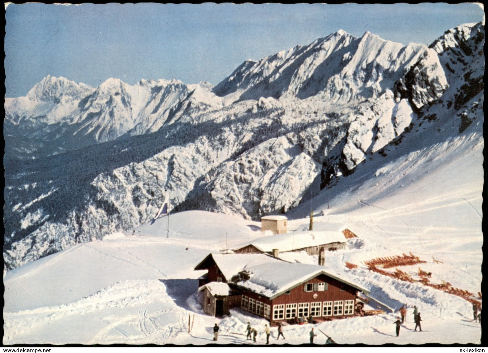 Ansichtskarte Garmisch-Partenkirchen Hochalm Gegn Karwendel Im Winter 1964 - Garmisch-Partenkirchen