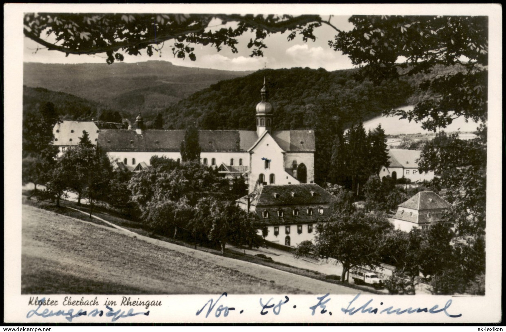 Ansichtskarte Eltville Am Rhein Partie Am Kloster Eberbach 1947 - Eltville