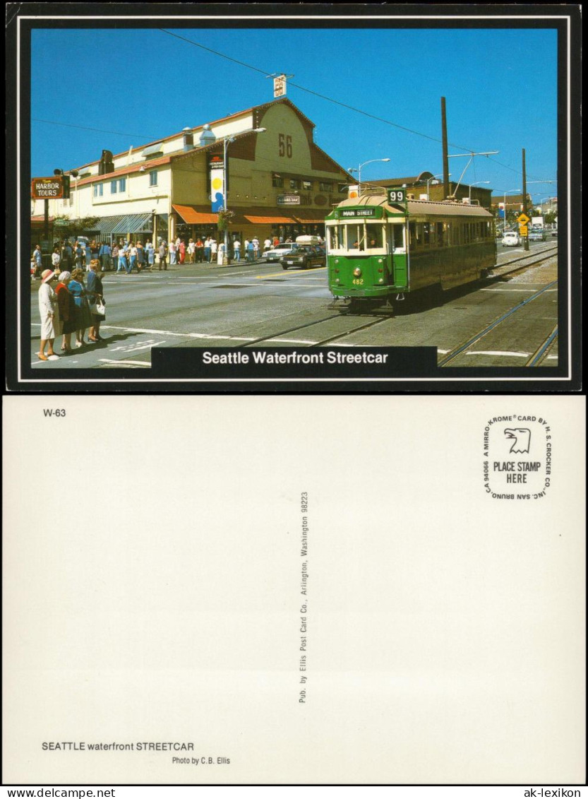 Seattle Waterfront Streetcar, Trolley, USA Schienen-Verkehr 1980 - Other & Unclassified