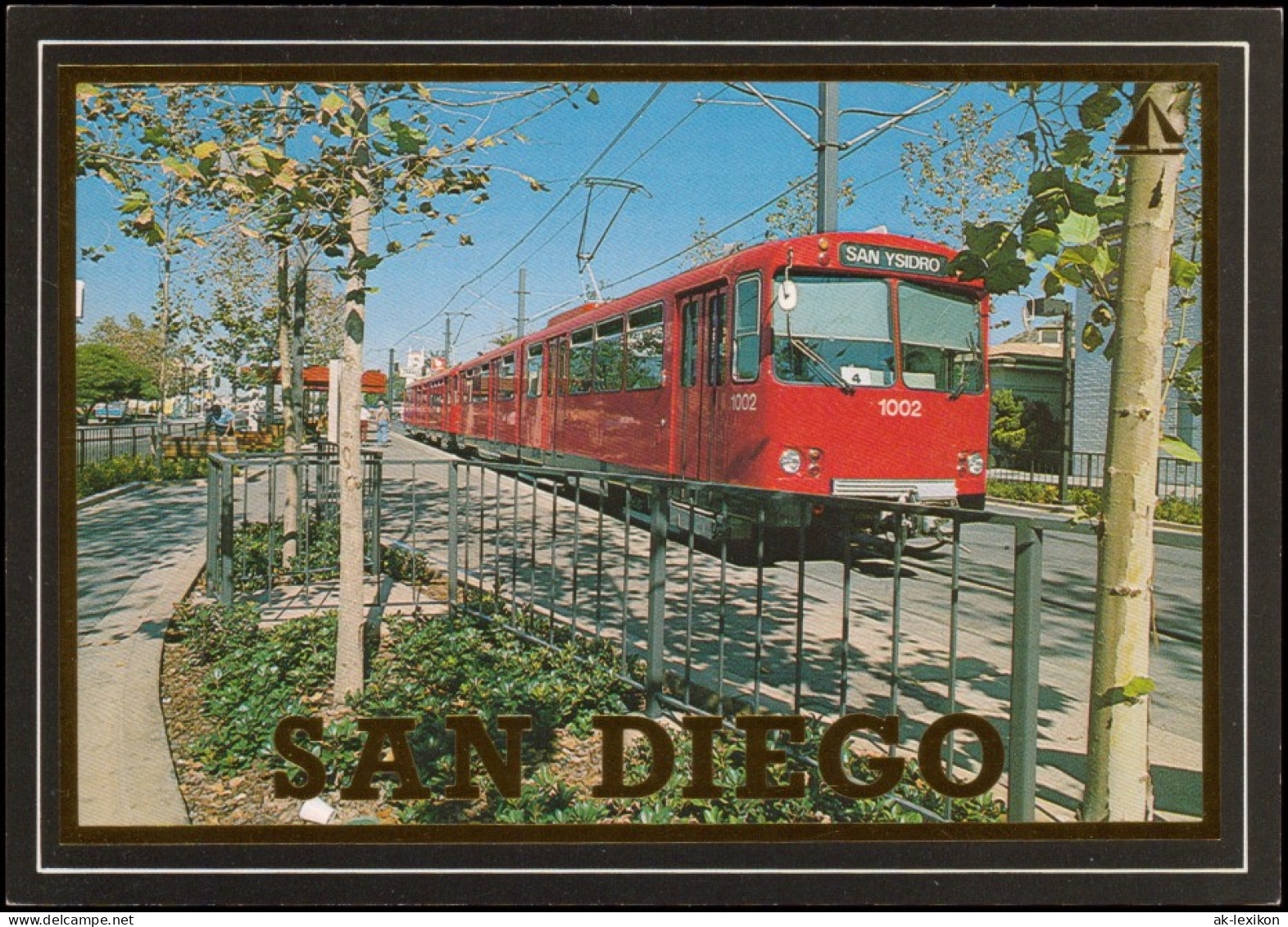 San Diego Trolley Connecting Downtown To International Mexican Border 1980 - Other & Unclassified