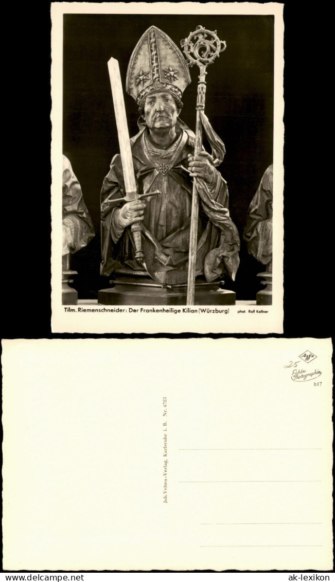 Tilm. Riemenschneider: Der Frankenheilige Kilian (Würzburg) 1960 - Zeitgenössisch (ab 1950)