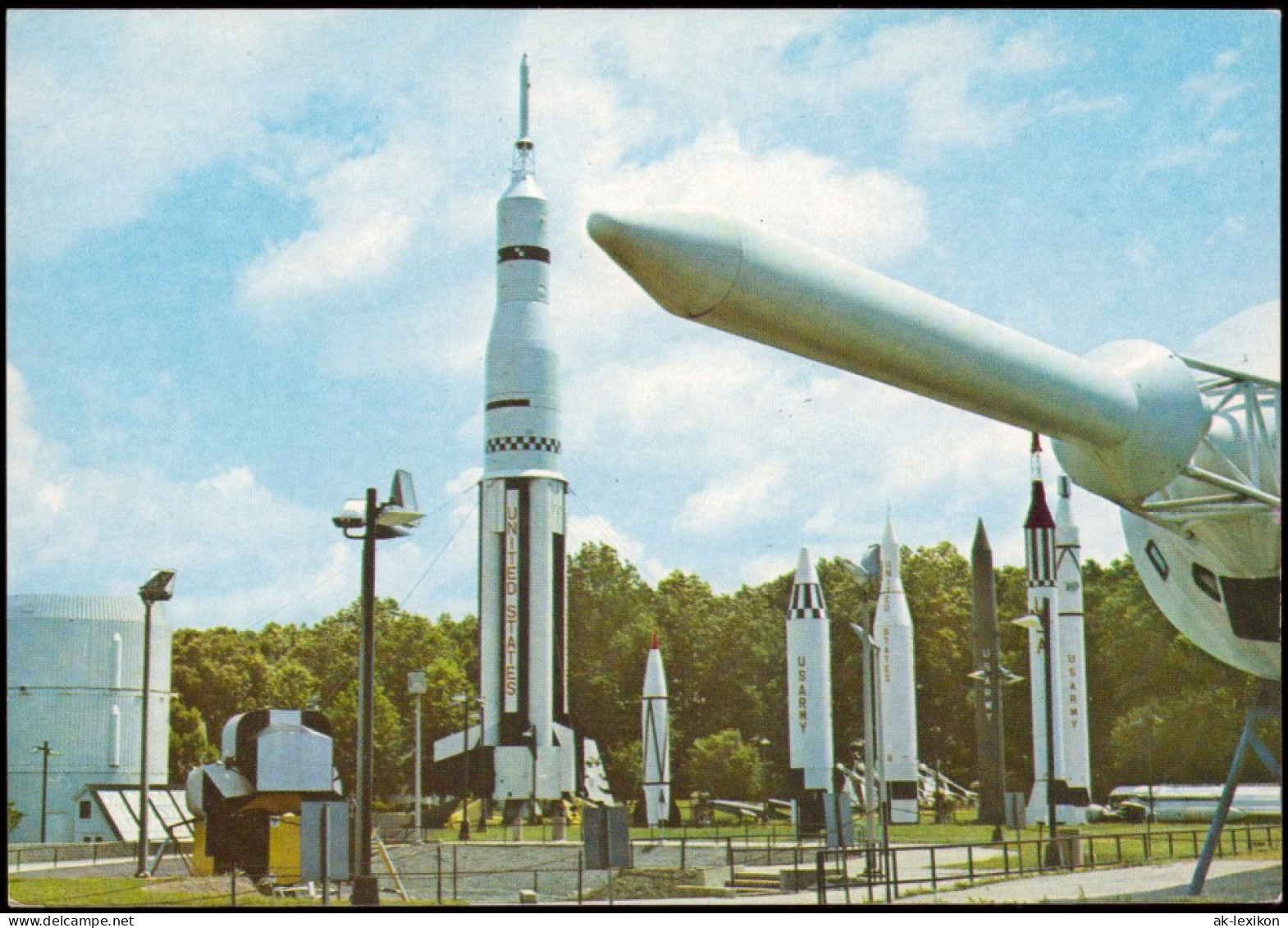 Ansichtskarte  ALABAMA SPACE AND ROCKET CENTER USA Raumfahrt Motiv-AK 1980 - Espace