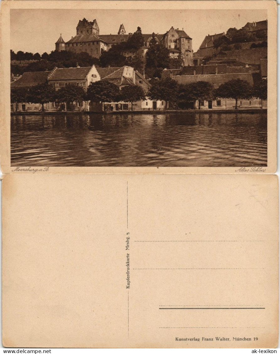 Ansichtskarte Meersburg Altes Schloß / Burg Meersburg 1928 - Meersburg