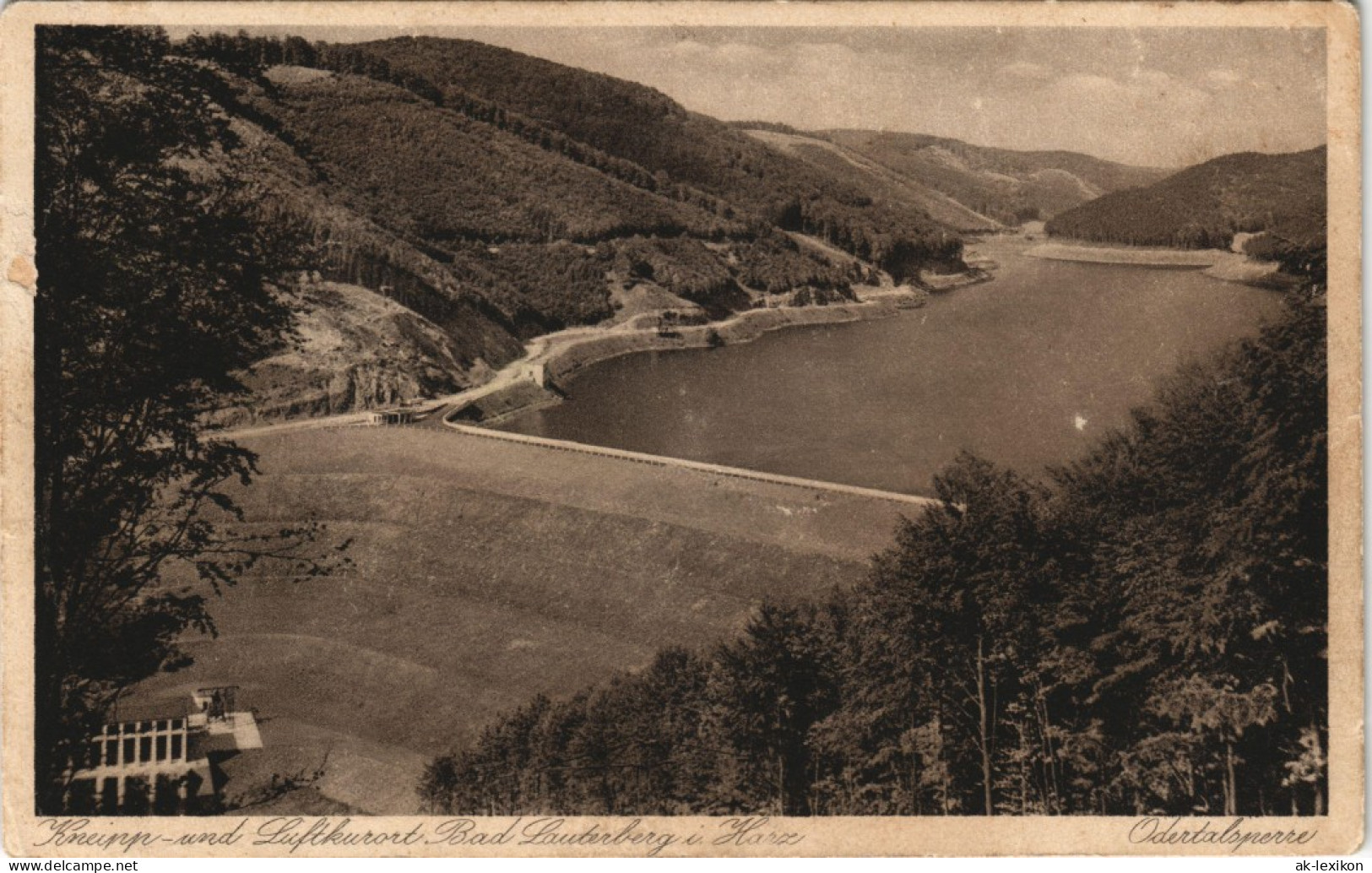 Ansichtskarte Bad Lauterberg Im Harz Talsperre 1928 - Bad Lauterberg