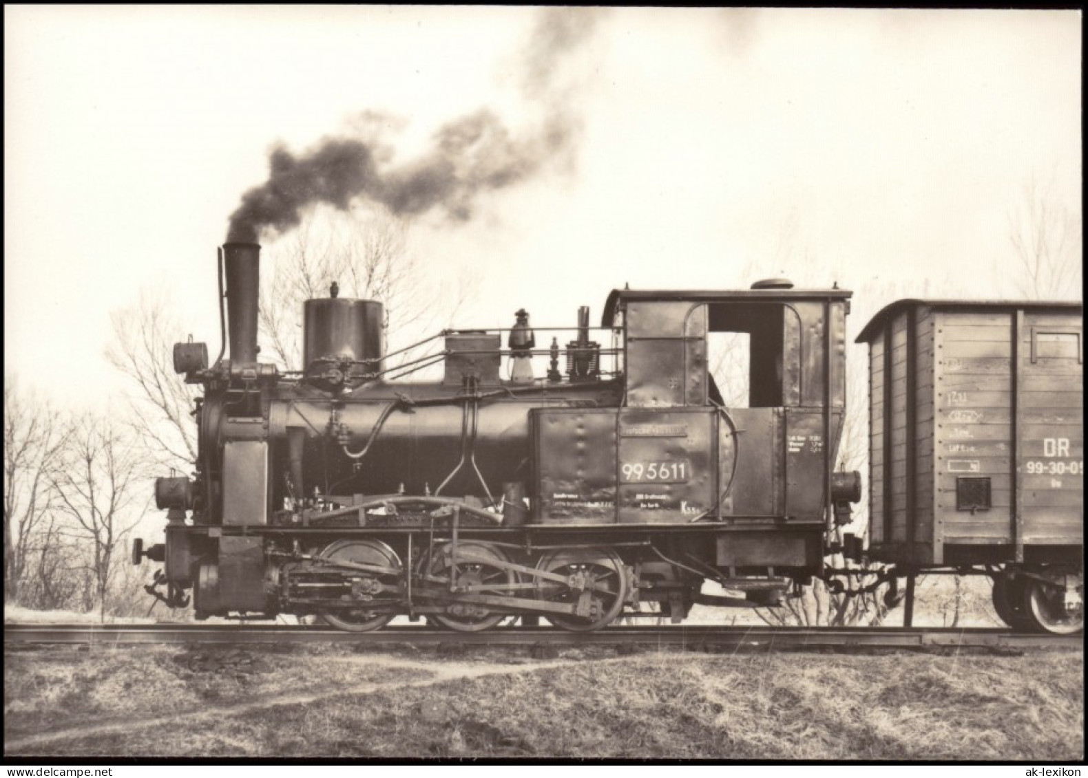 Privatbahn Schmalspur DAMPFLOKOMOTIVE Franzburger Kreisbahn 1970 - Treni