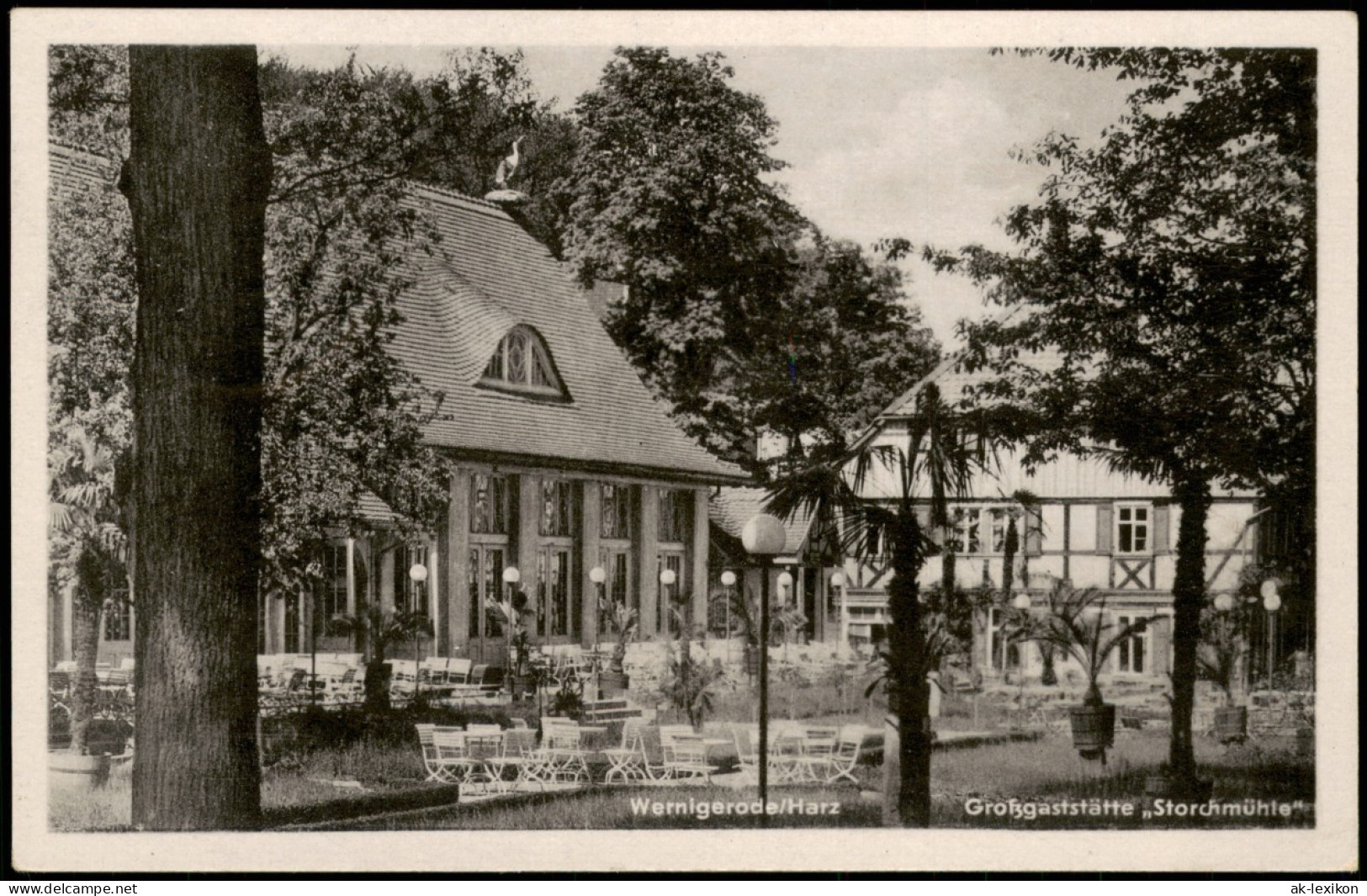 Ansichtskarte Wernigerode Konsum-Gastgaststätte Storchmühle 1960 - Altri & Non Classificati