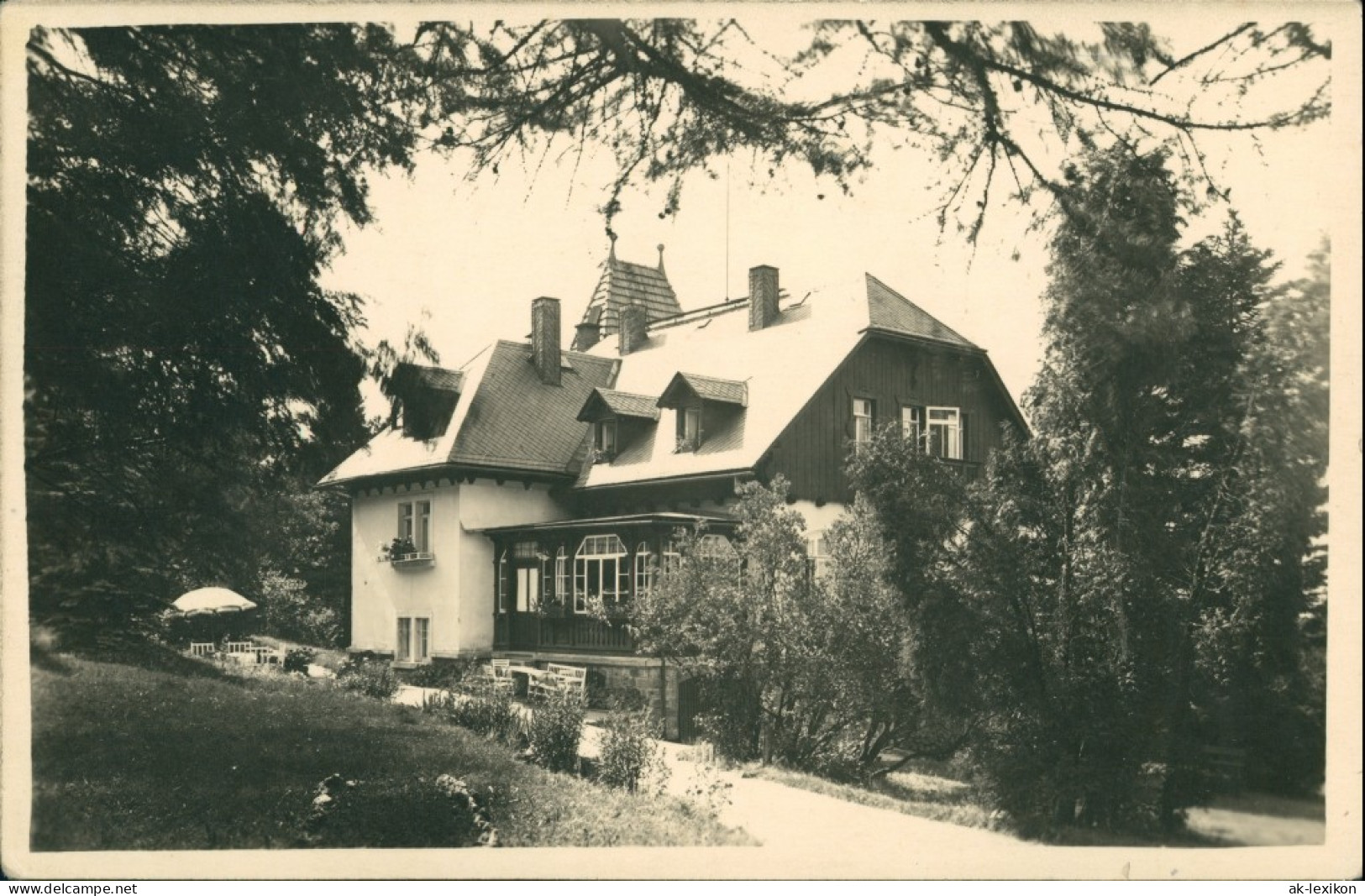 Bärenfels (Erzgebirge)-Altenberg (Erzgebirge) Pension Friedenshöhe 1934 - Altenberg