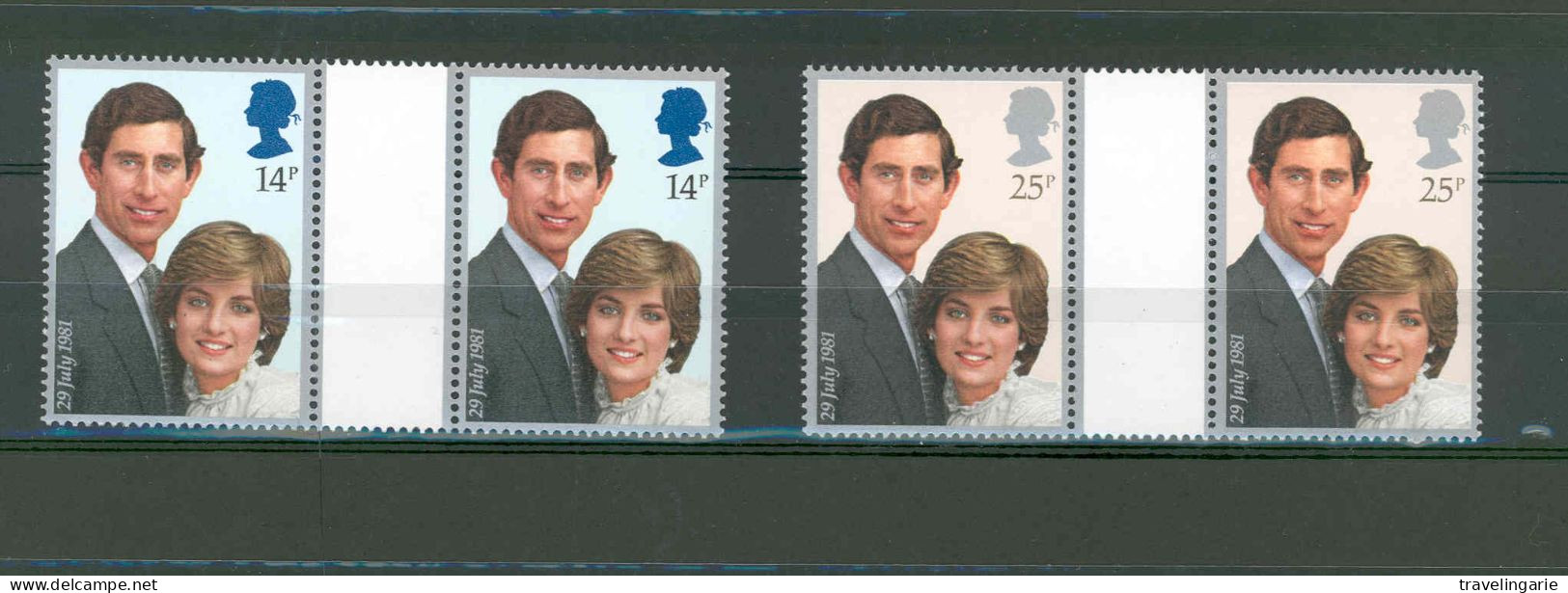 Great-Britain 1981 Royal Wedding Prince Charles And Lady Diana MNH ** - Ungebraucht