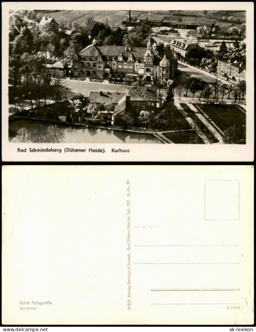 Ansichtskarte Bad Schmiedeberg Kurhaus Aus Der Vogelschau 1955 - Altri & Non Classificati