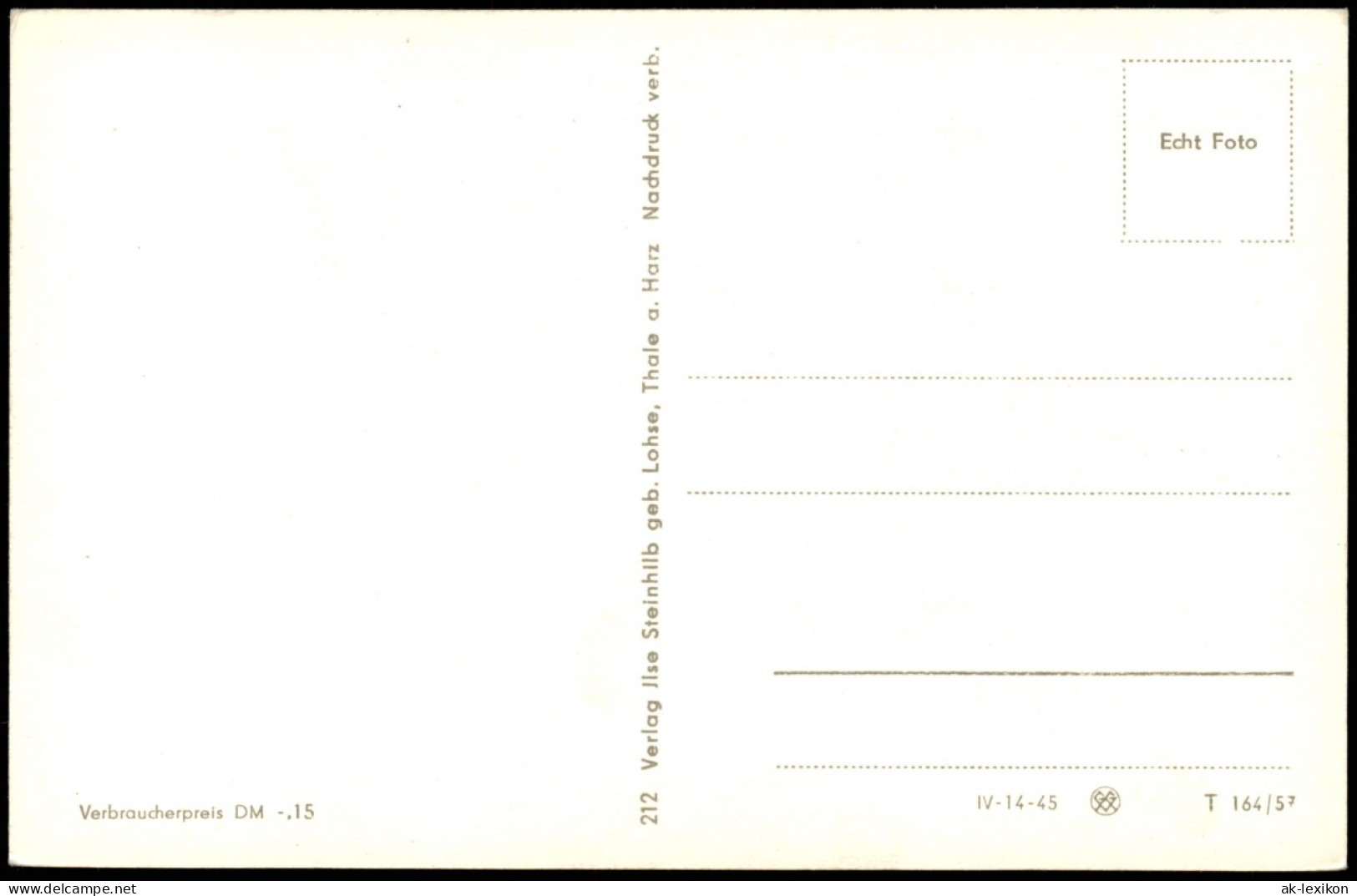 Ansichtskarte Treseburg Panorama-Ansicht Bodetal Harz 1957 - Altri & Non Classificati