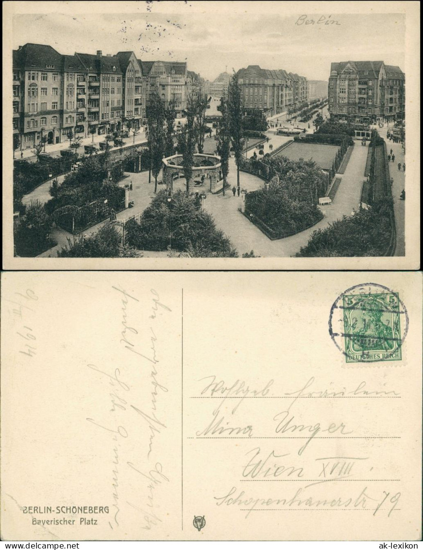 Ansichtskarte Schöneberg-Berlin Bayerischer Platz 1911 - Schoeneberg