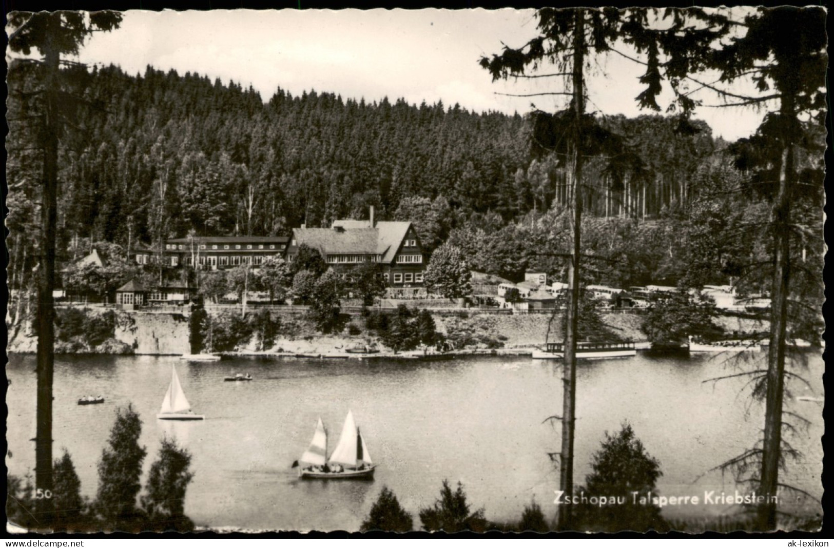 Lauenhain-Mittweida Talsperre Kriebstein / Zschopautalsperre 1959 - Mittweida