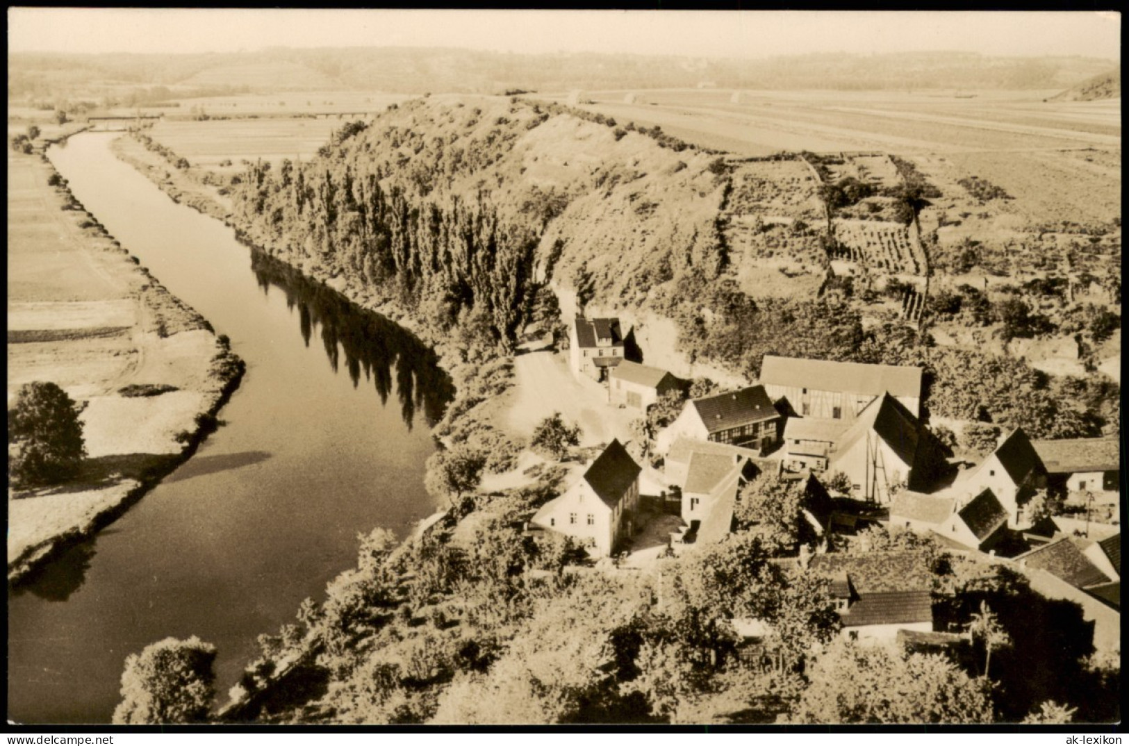 Ansichtskarte Schönburg (Saale) Blick Ins Tal 1964 - Altri & Non Classificati