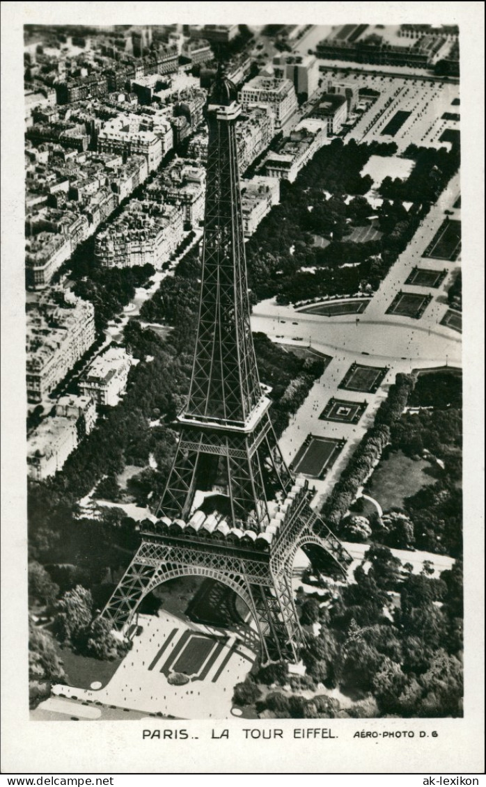 CPA Paris Luftbild Eiffelturm 1965 - Eiffelturm