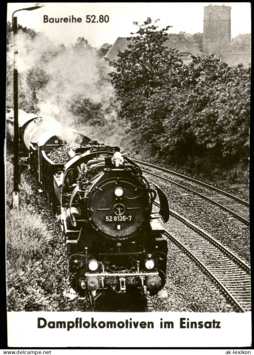 Sammelkarte  Dampflokomotive Im Einsatz 1978 - Treni