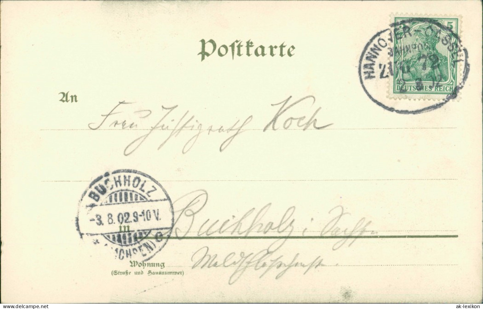 Ansichtskarte Göttingen Altd Fink - Dtraße, Fuhrwerk 1901 - Göttingen