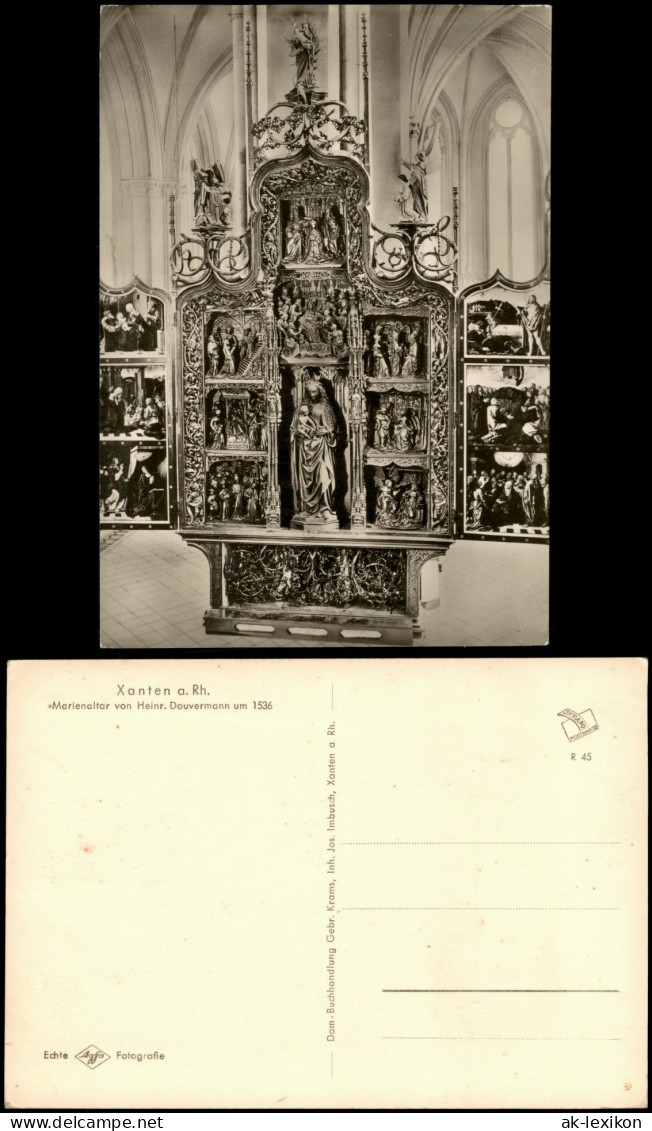 Ansichtskarte Xanten Marienaltar Von Heinr. Douvermann Um 1536 1959 - Xanten