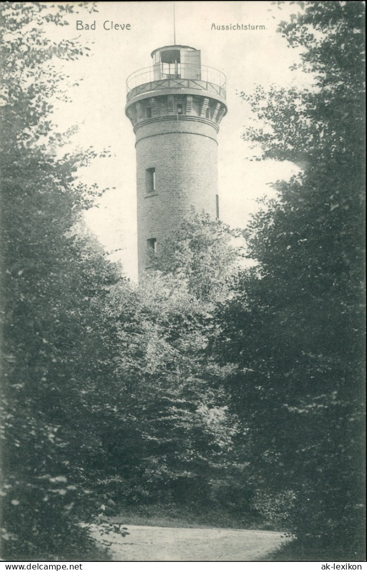 Ansichtskarte Kleve Partie Am Aussichtsturm 1909 - Kleve