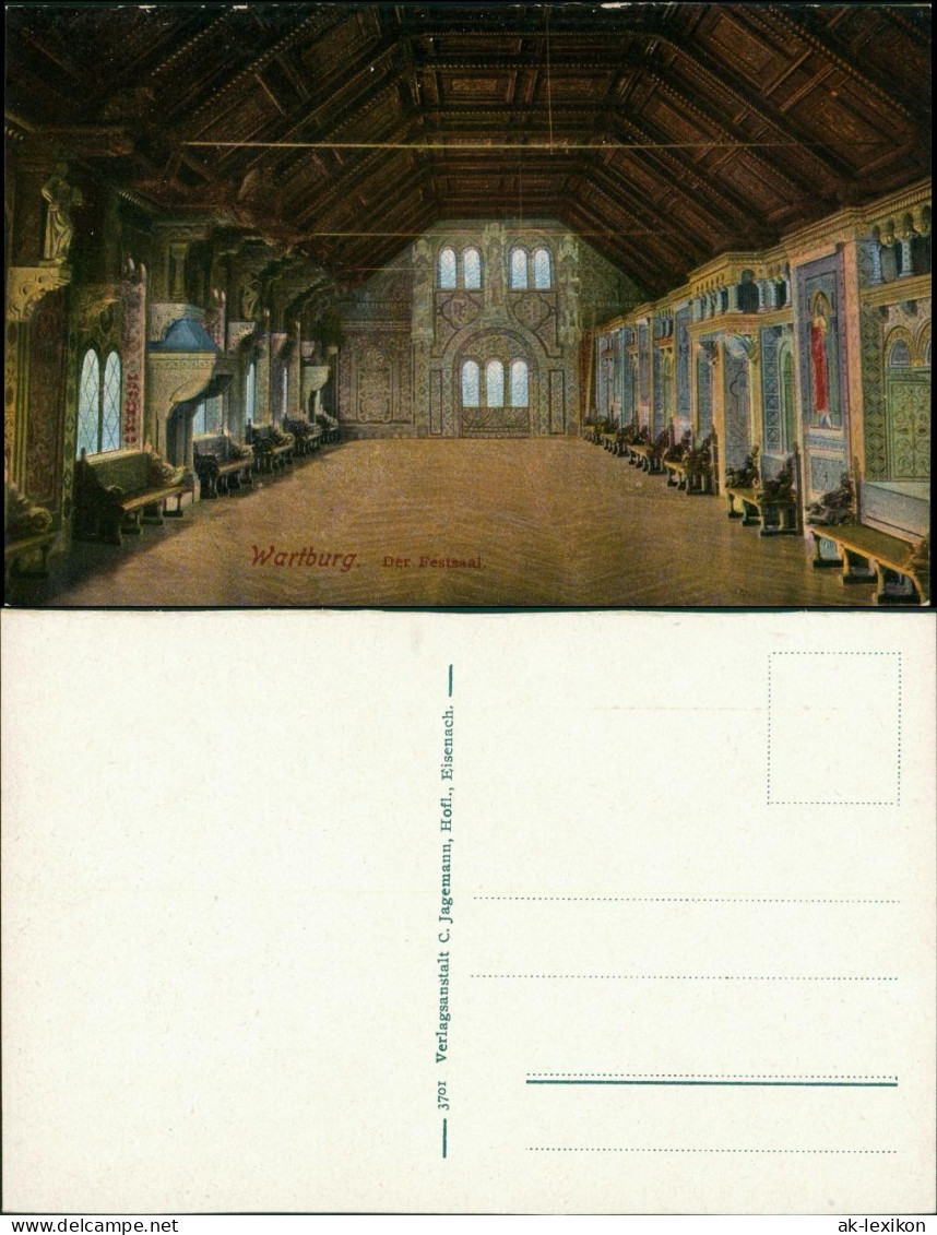 Ansichtskarte Eisenach Wartburg - Der Festsaal 1913 - Eisenach