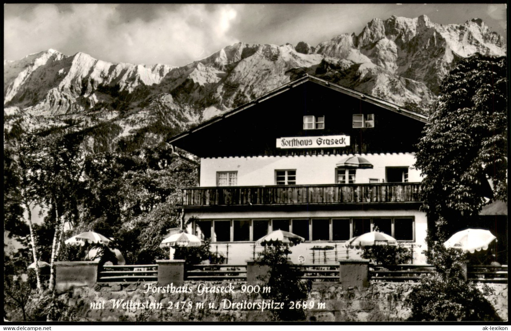 Partenkirchen-Garmisch-Partenkirchen Forsthaus Graseck 900m Mit   1966 - Garmisch-Partenkirchen