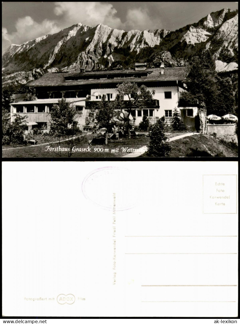 Partenkirchen-Garmisch-Partenkirchen Forsthaus Graseck Mit Wetterstein 1965 - Garmisch-Partenkirchen