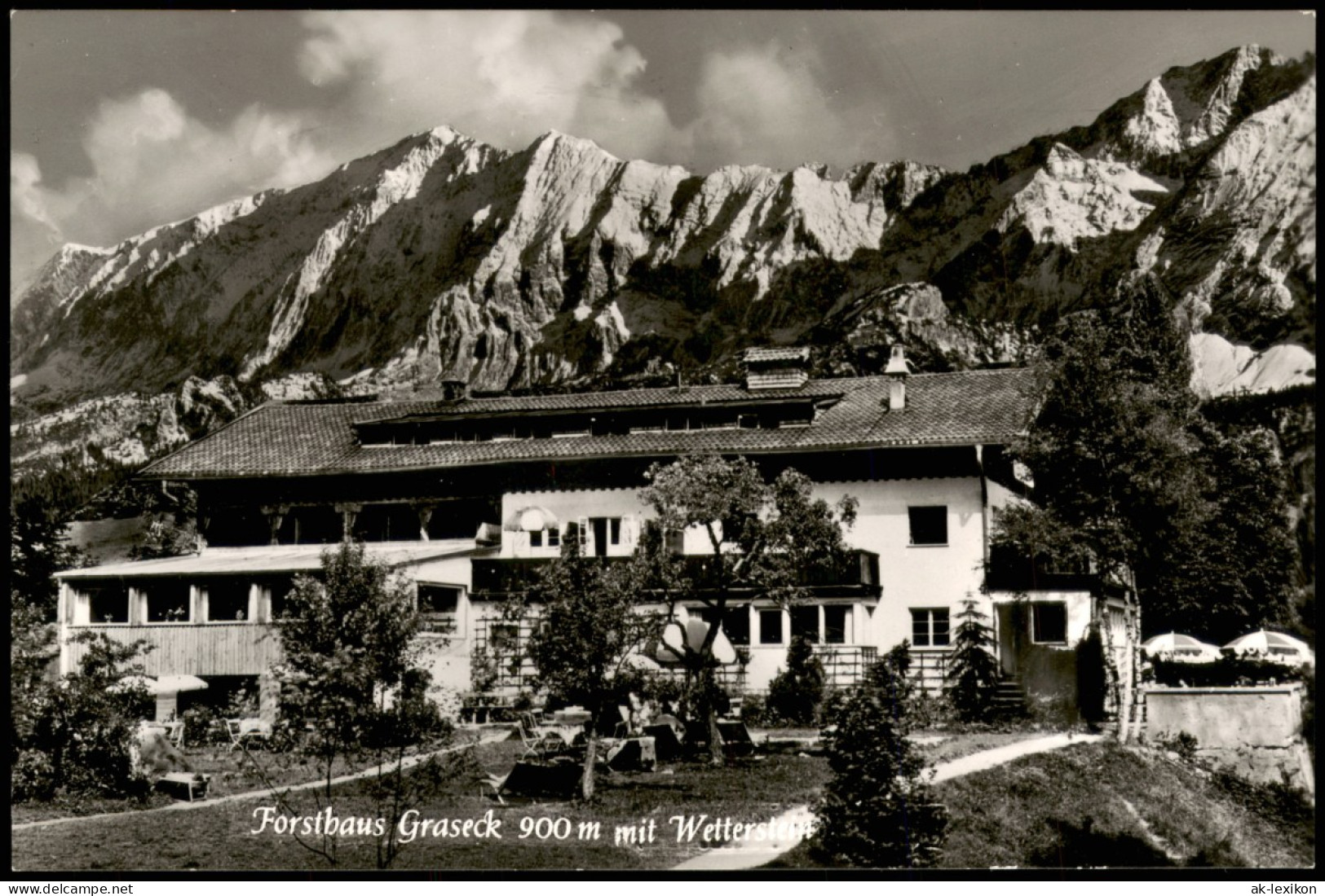 Partenkirchen-Garmisch-Partenkirchen Forsthaus Graseck Mit Wetterstein 1965 - Garmisch-Partenkirchen