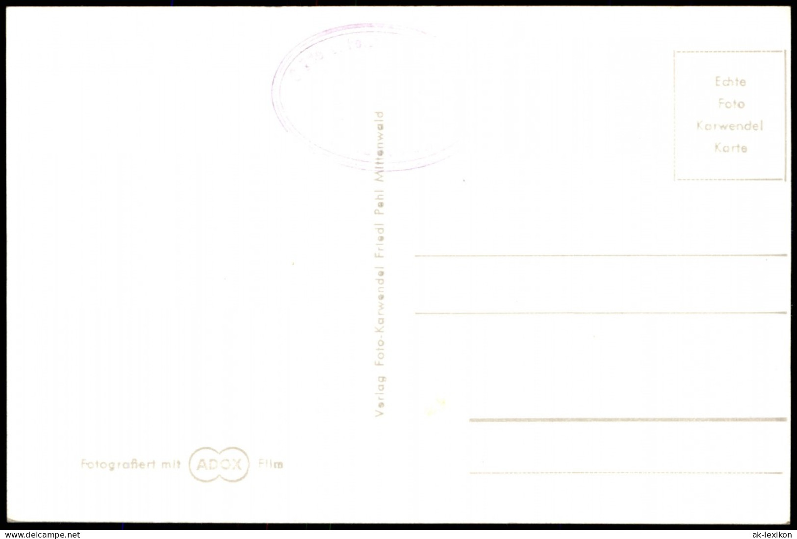 Partenkirchen-Garmisch-Partenkirchen Forsthaus Graseck Mit Wetterstein 1965 - Garmisch-Partenkirchen