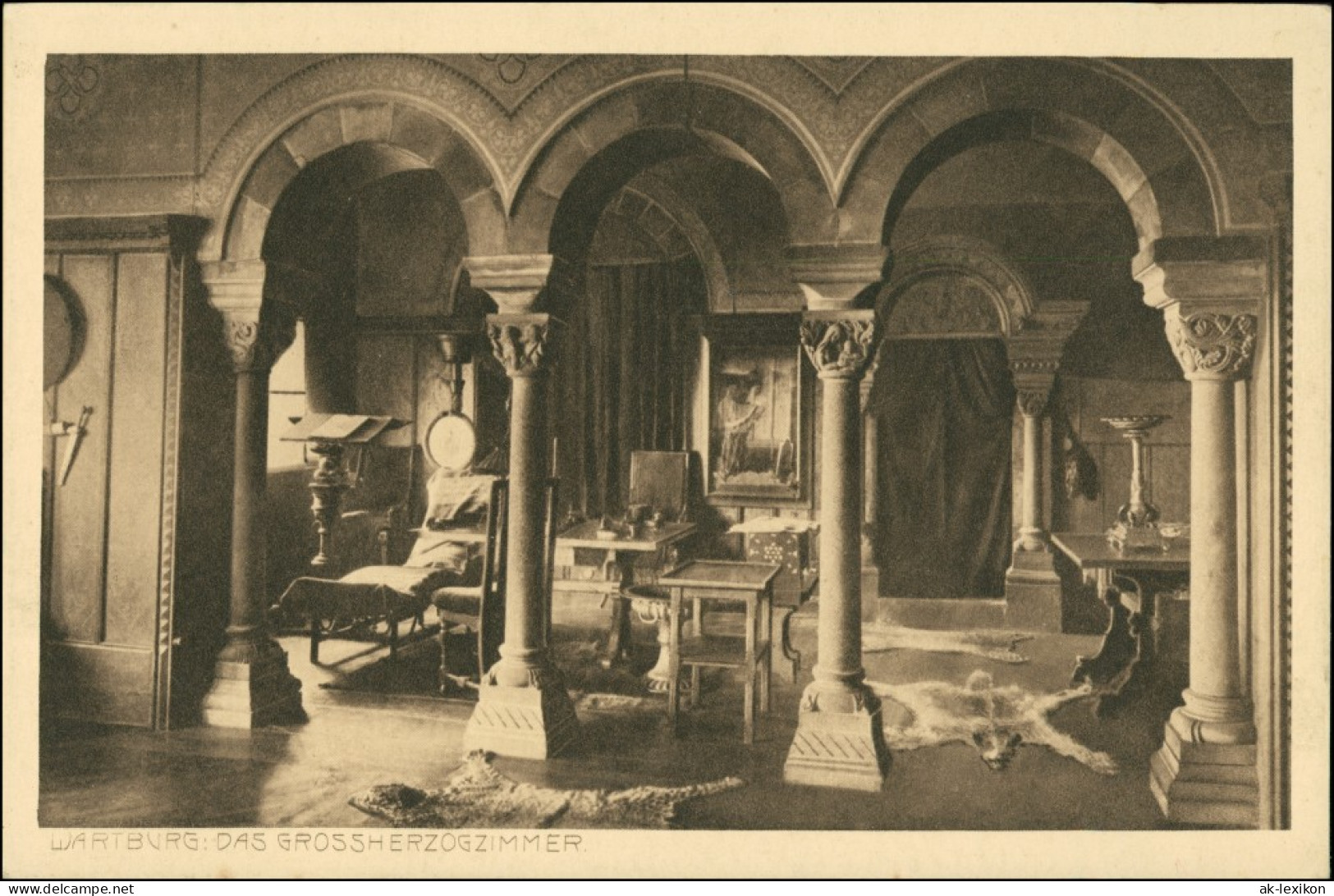 Ansichtskarte Eisenach Wartburg - Großherzogzimmer 1926 - Eisenach