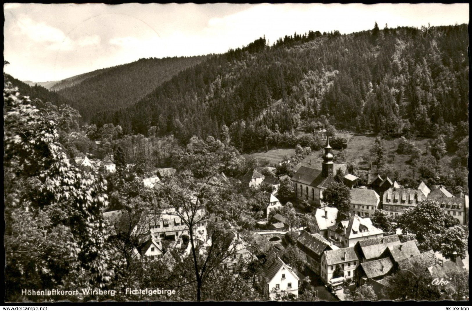 Ansichtskarte Wirsberg (Oberfranken) Stadtpartie 1955 - Autres & Non Classés