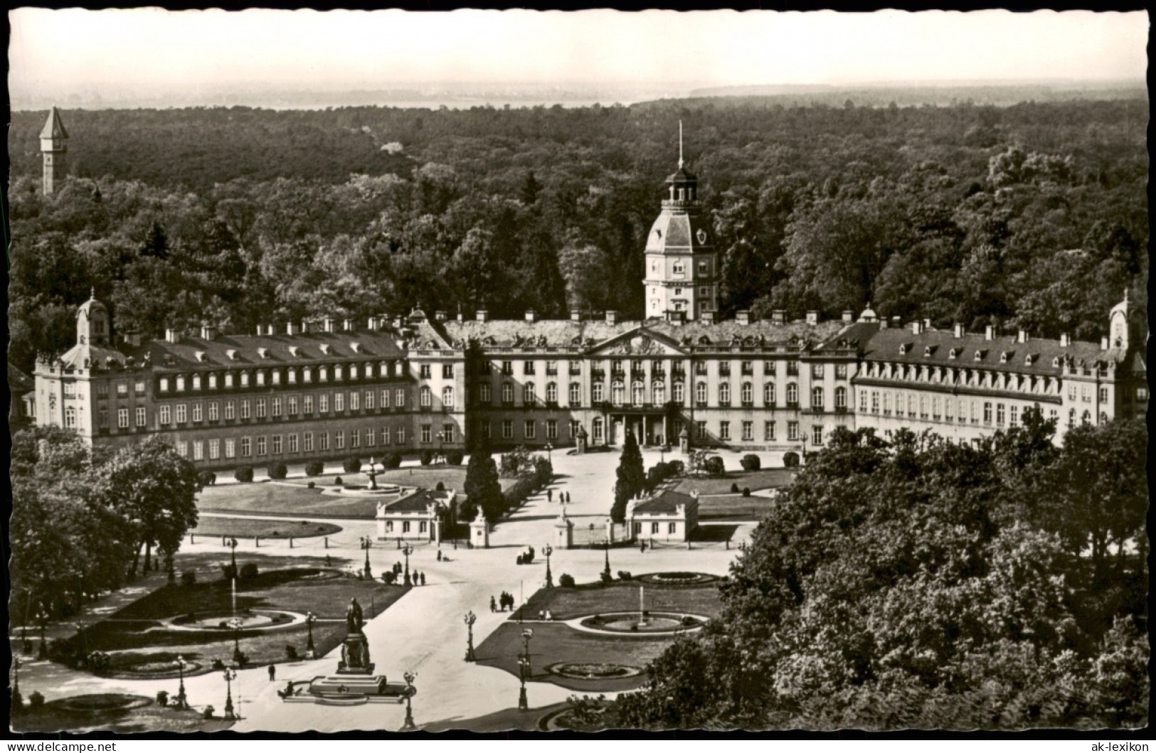 Ansichtskarte Karlsruhe Schloß (Landesmuseum) 1959 - Karlsruhe