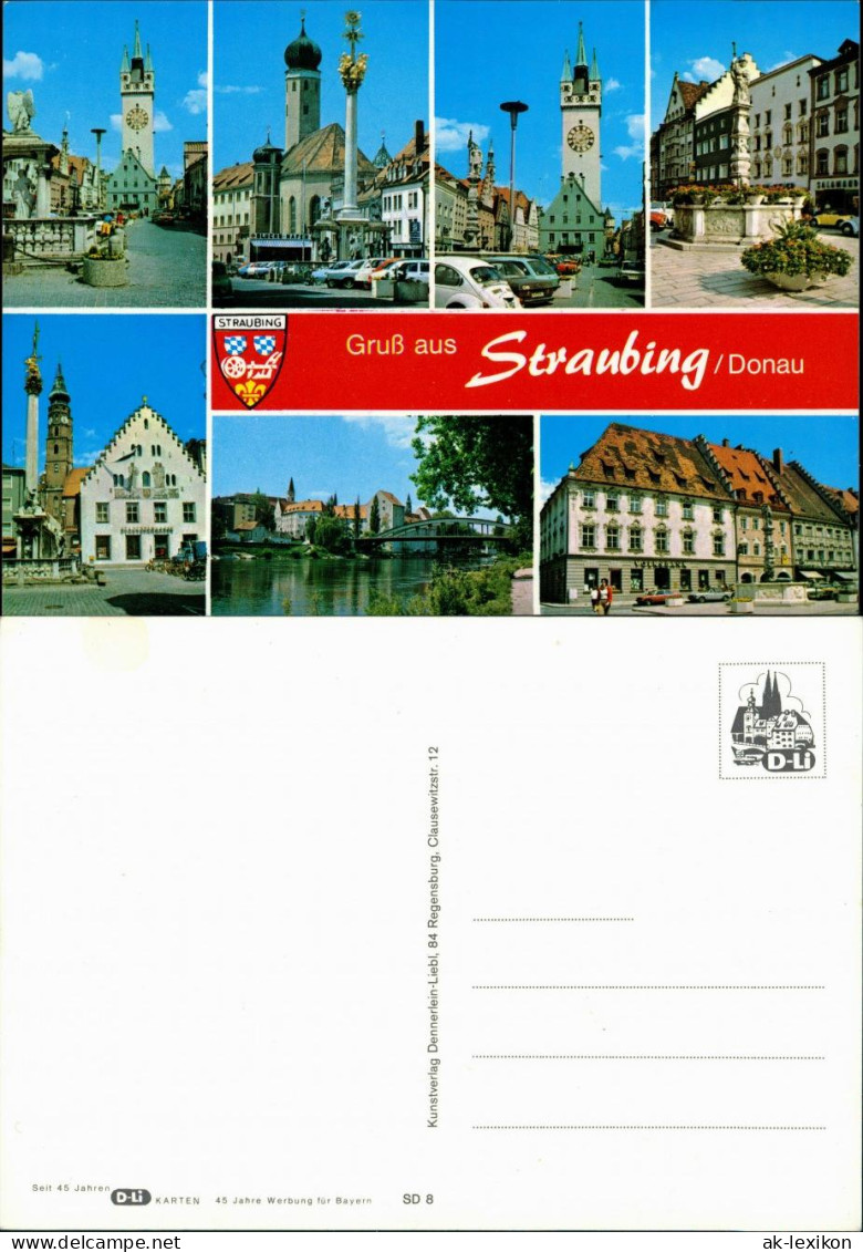 Ansichtskarte Straubing Ansichten, Autos, VW-Käfer 1990 - Straubing