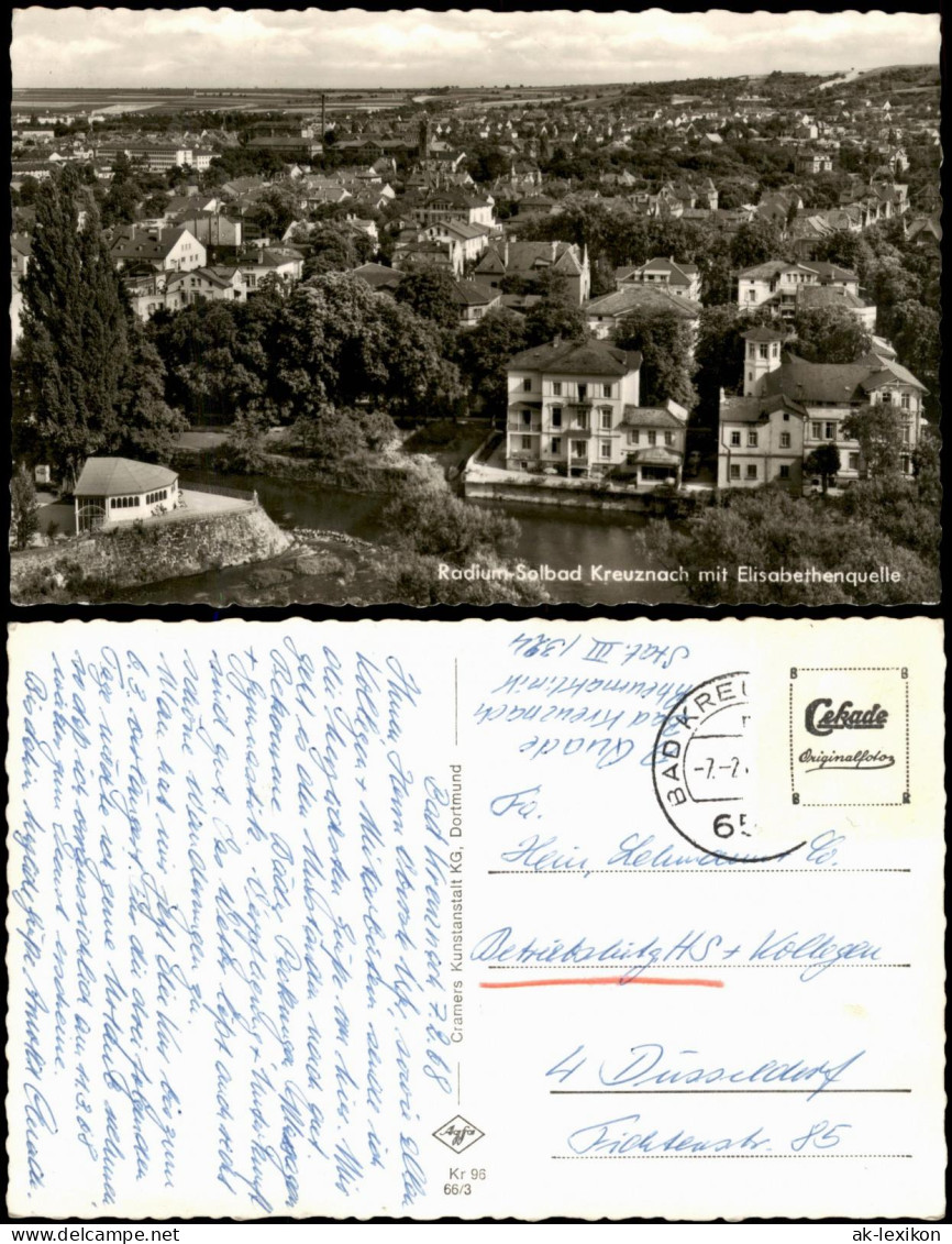 Ansichtskarte Bad Kreuznach Kreuznach Mit Elisabethenquelle 1966 - Bad Kreuznach