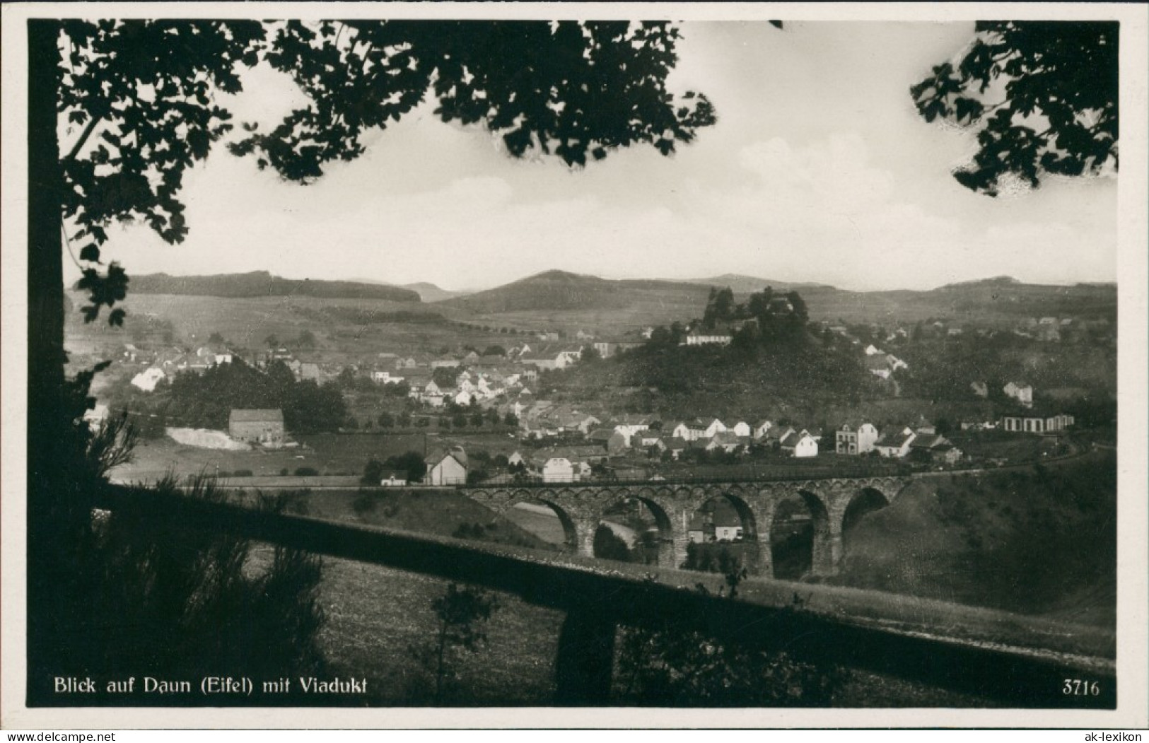 Ansichtskarte Daun Stadt Viadukt 1932 - Daun