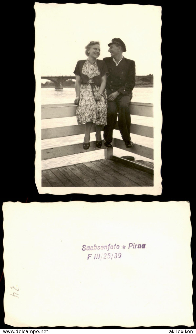 Menschen/Soziales Leben Liebespaar (Sachsenfoto Pirna) 1939 Foto - Couples