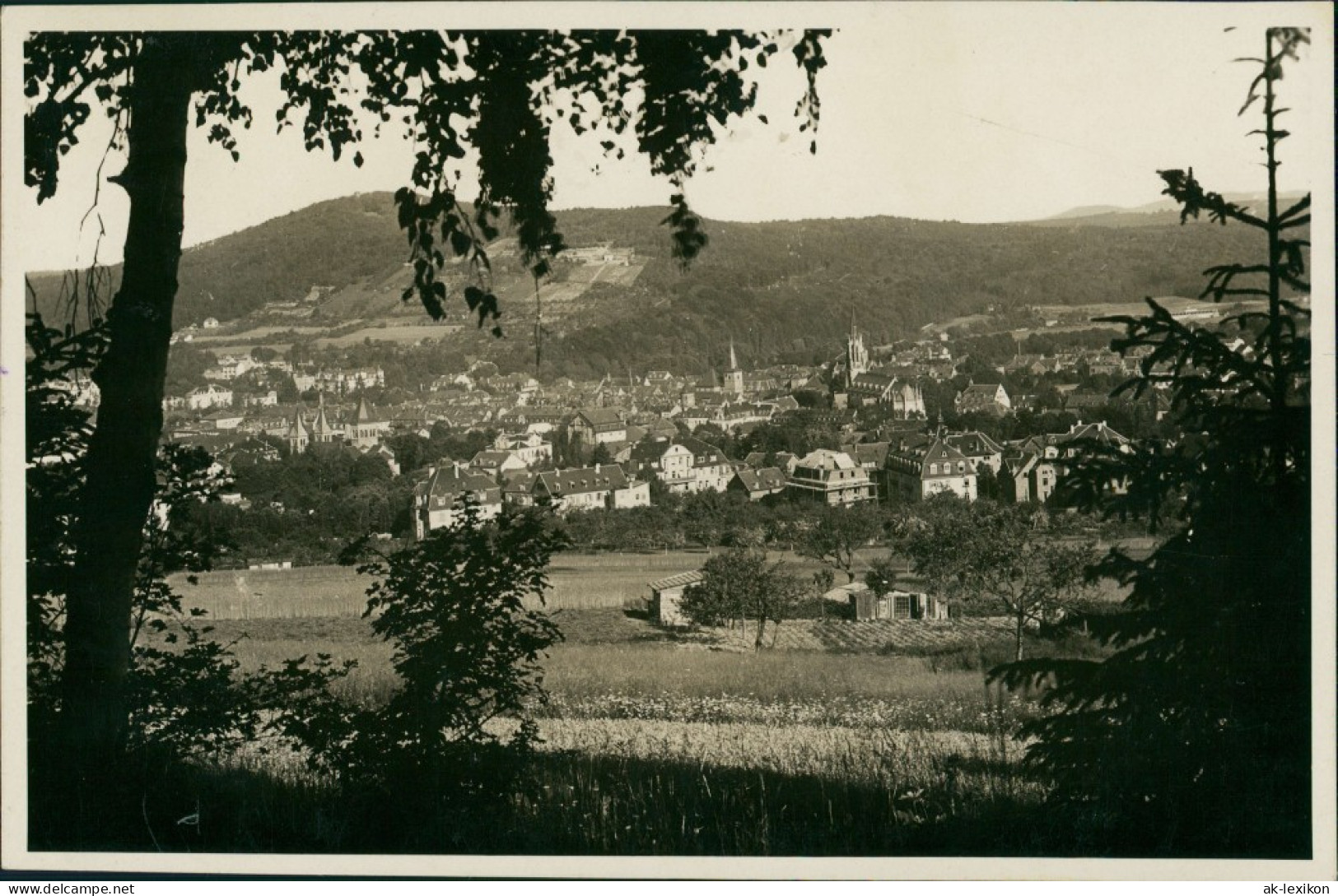 Ansichtskarte Bad Kissingen Partie An Der Stadt 1932 - Bad Kissingen