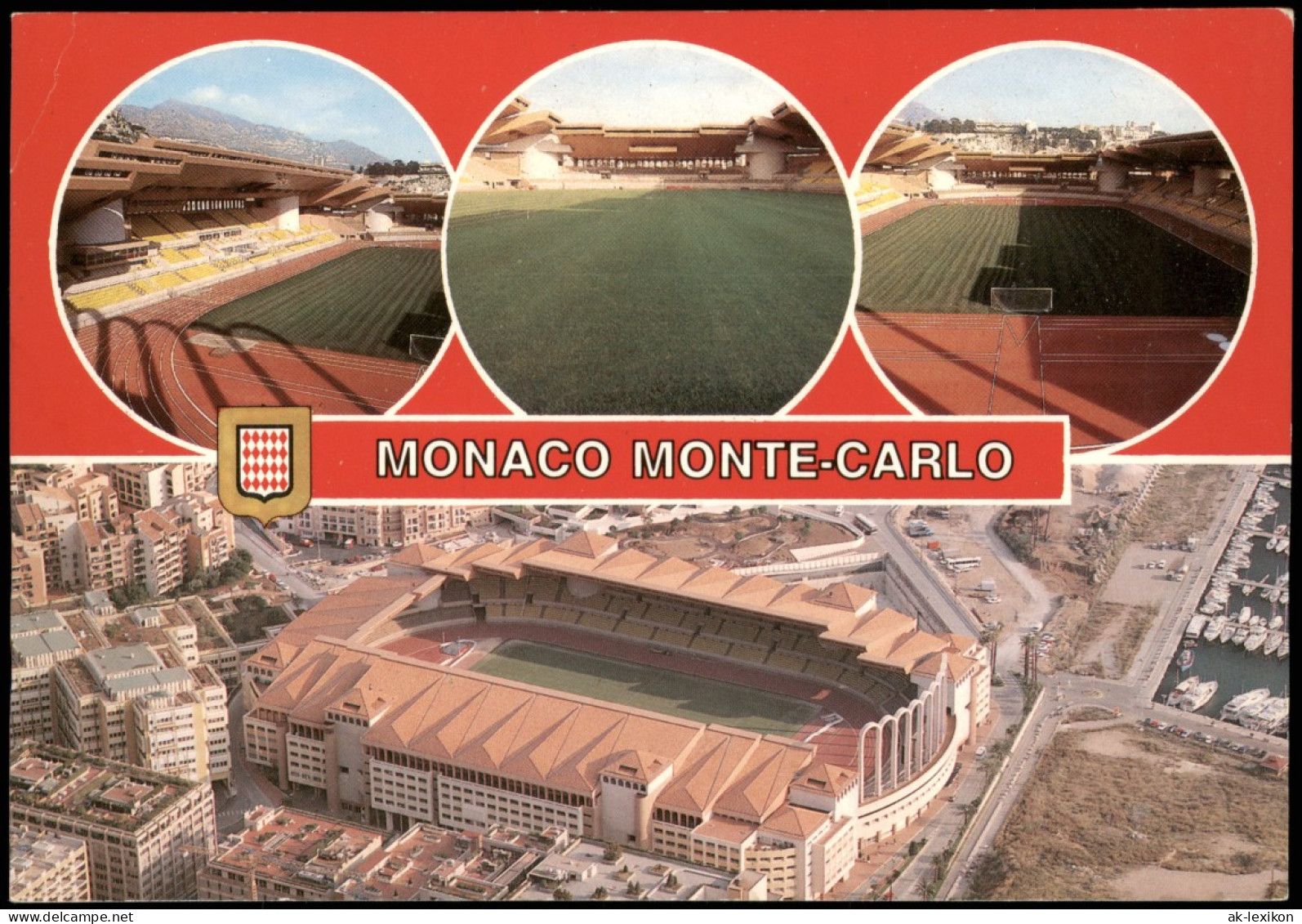 Postcard Monte-Carlo Stade Stadium Stadion PRINCIPAUTE DE MONACO 2000 - Autres & Non Classés