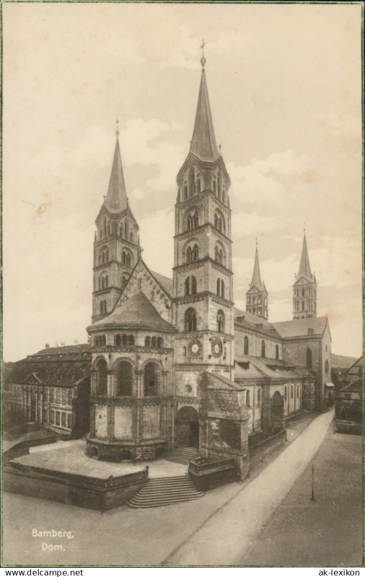 Ansichtskarte Bamberg Partie Am Dom 1928 - Bamberg