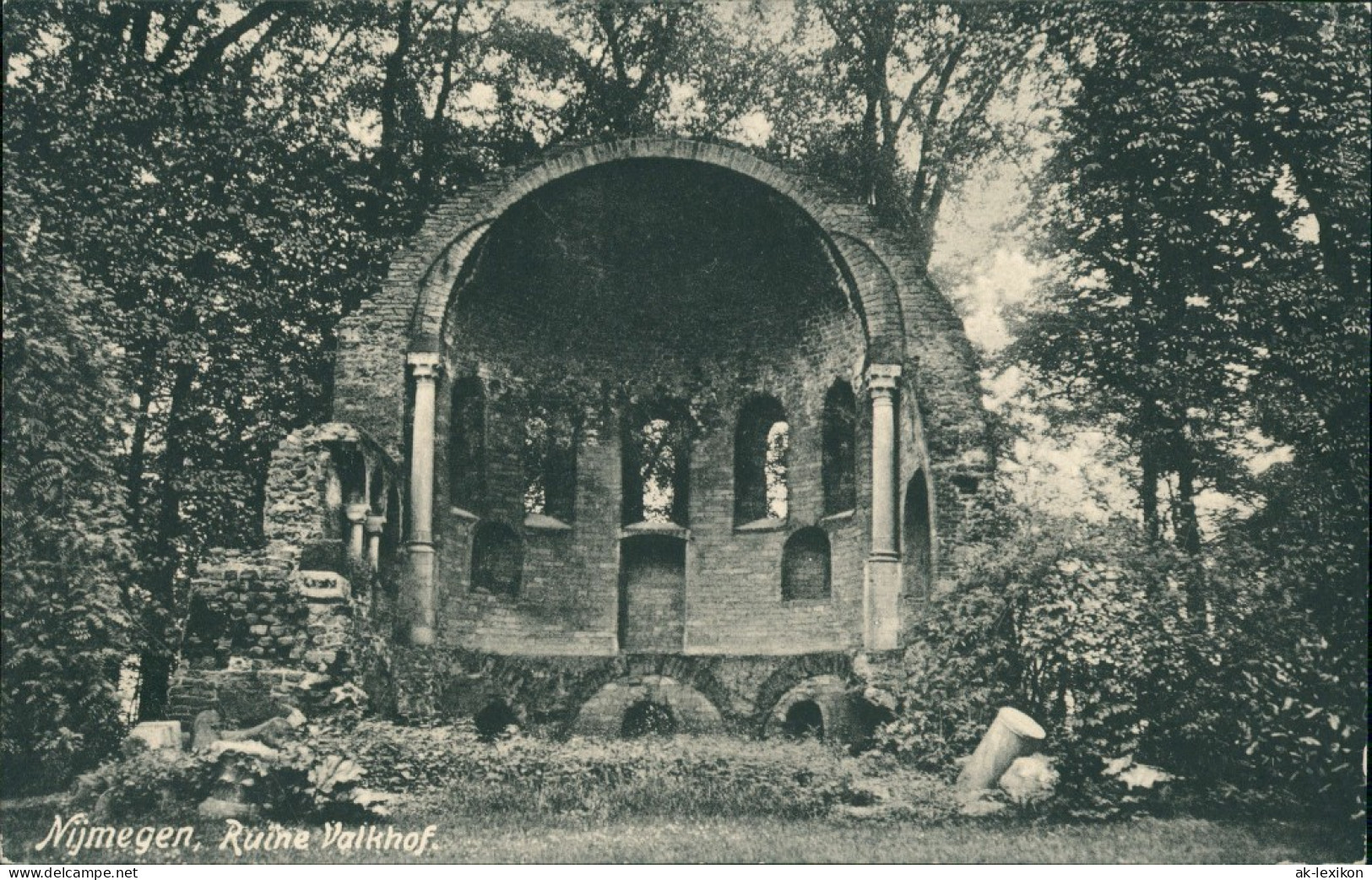 Postkaart Nimwegen Nijmegen Ruine Valkhof 1908 - Autres & Non Classés