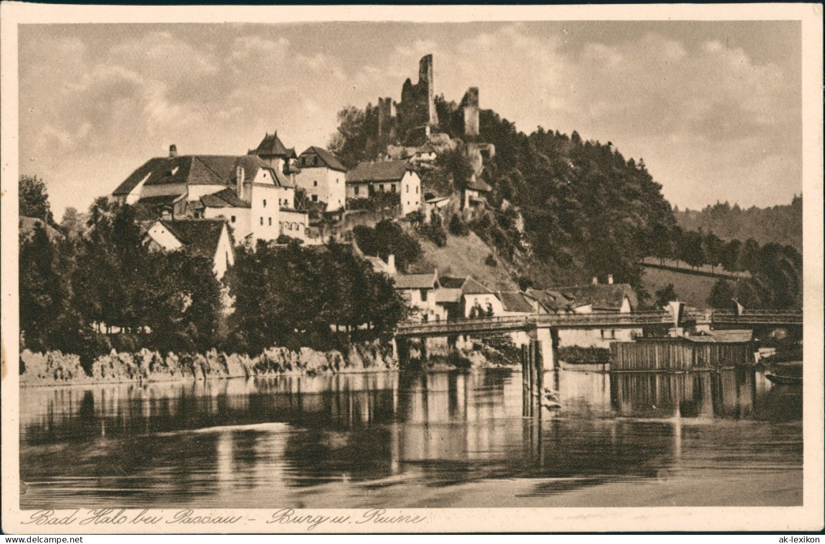 Ansichtskarte Passau Bad Hals - Ruine 1926 - Passau