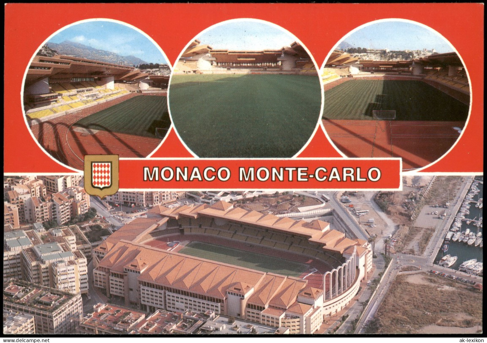 Postcard Monte-Carlo Stade Stadium Stadion PRINCIPAUTE DE MONACO 2000 - Sonstige & Ohne Zuordnung