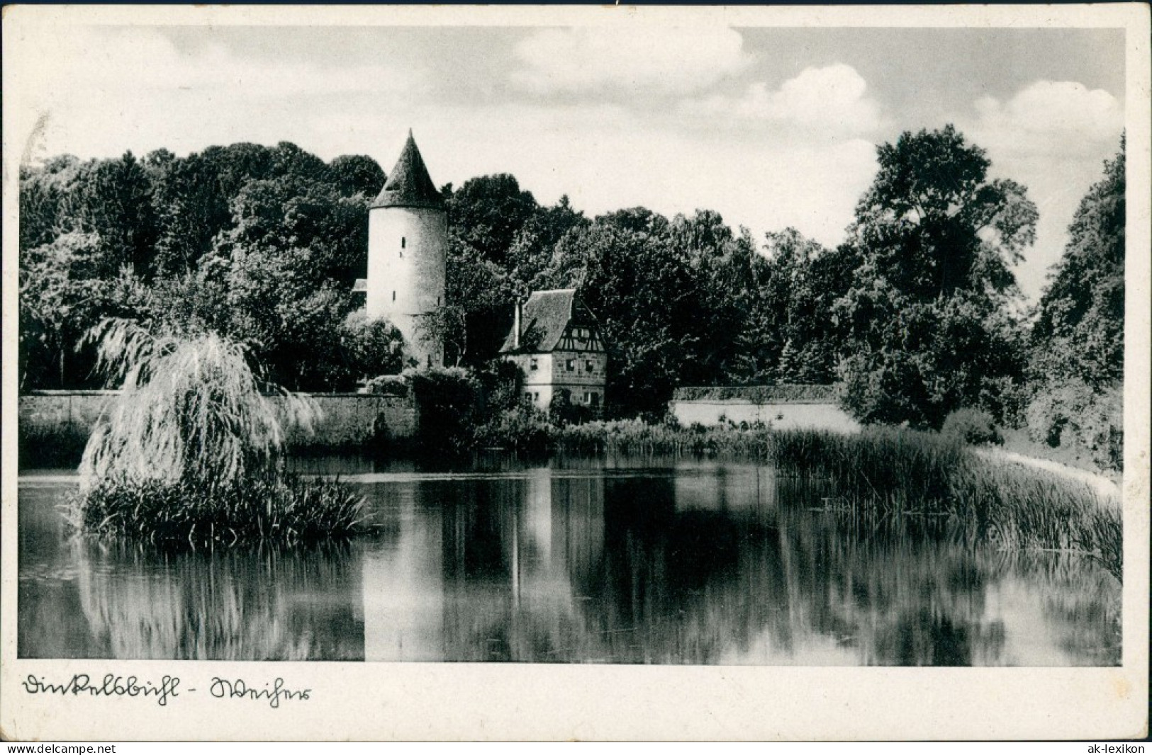 Ansichtskarte Dinkelsbühl Partie Am Weiher 1934 - Dinkelsbuehl