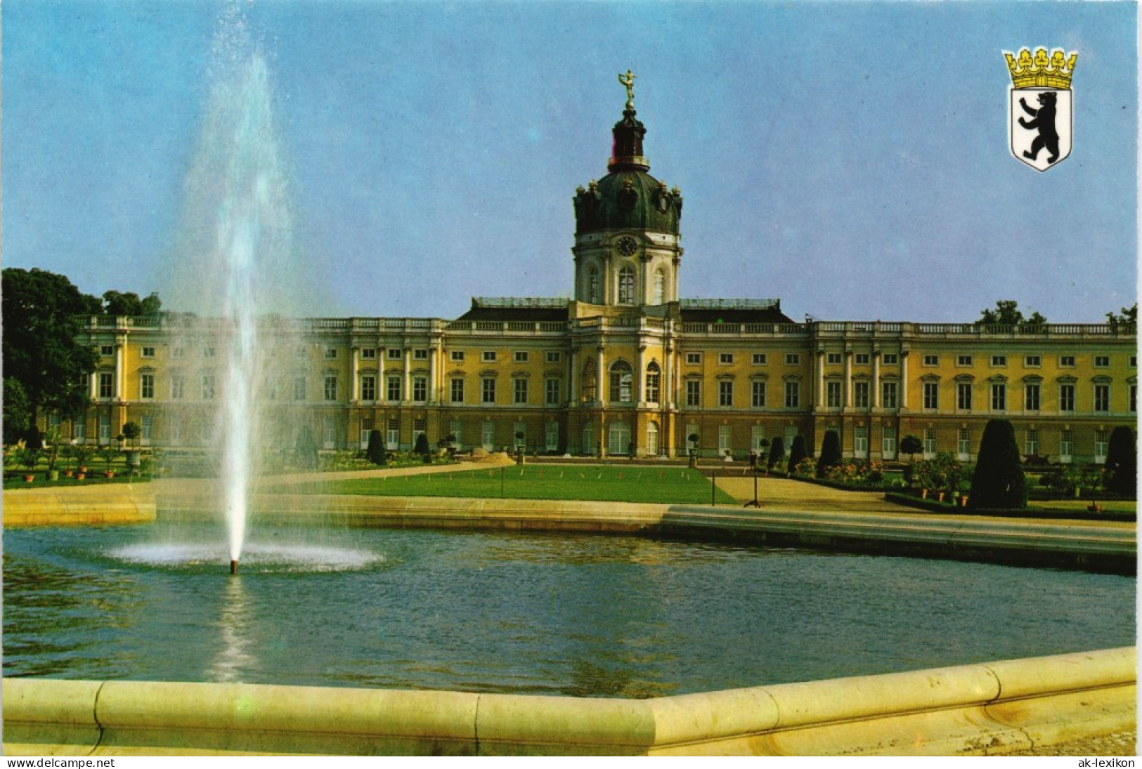 Charlottenburg-Berlin Charlottenburg Castle (Schloss Berlin) Wasserspiele 1980 - Charlottenburg